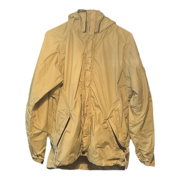 Red Ledge Hooded Tan Rain Jacket Size Medium Lightweight - Picture 2 of 6